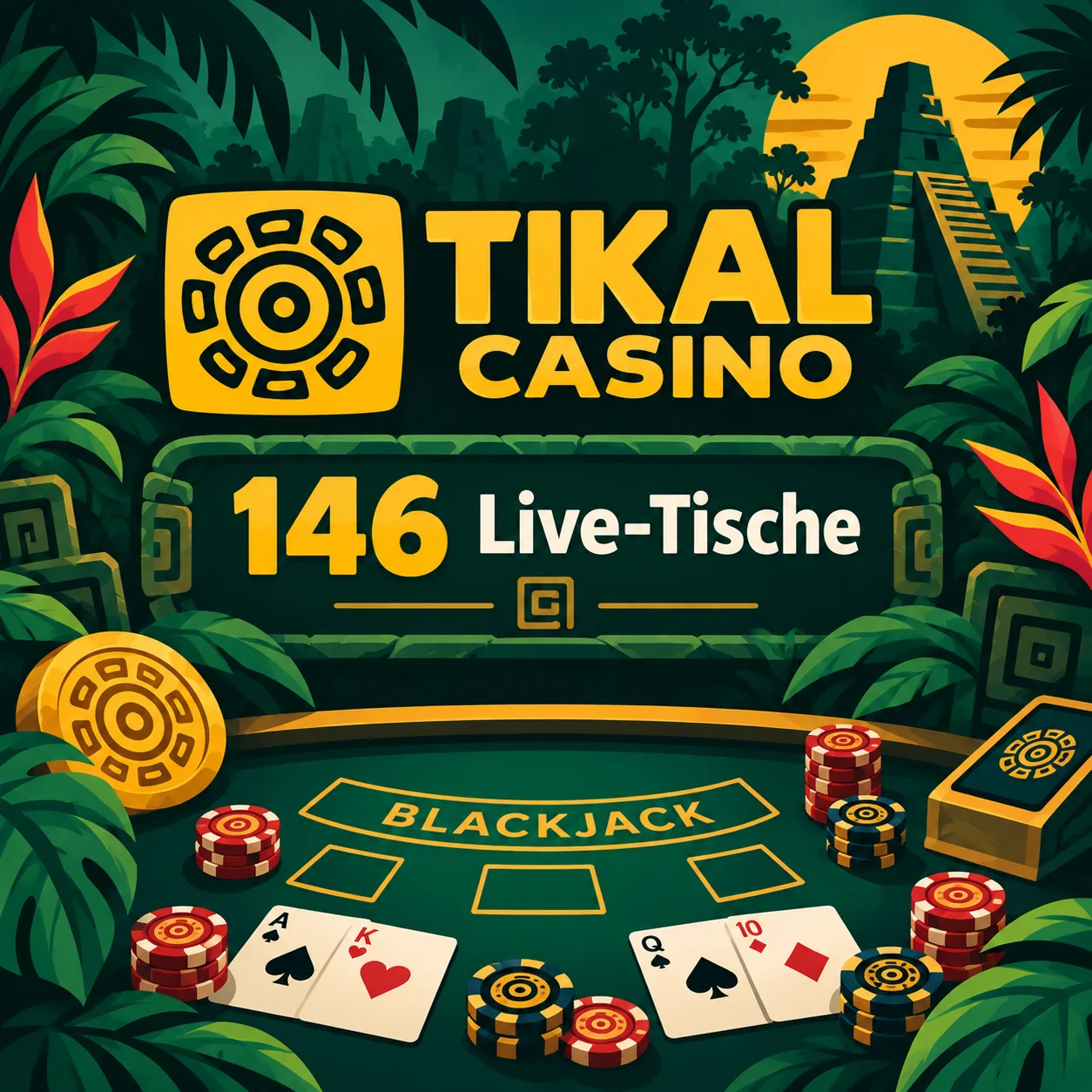 146 Live-Tische mit echten Dealern